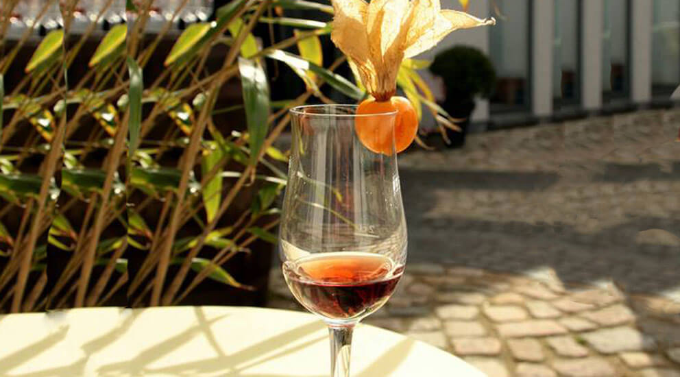 Glas mit Porst Glas mit Porst